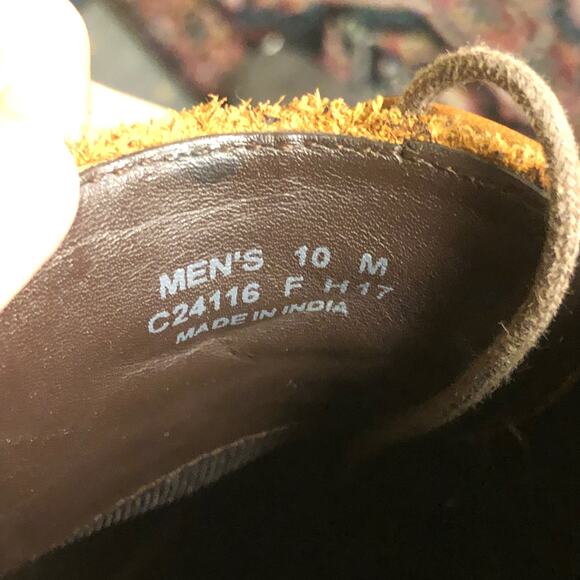 VERY GOOD Cole Haan Benton Brown Leather Brogued Wingtip Derby Men\'s Size 10 main image 8